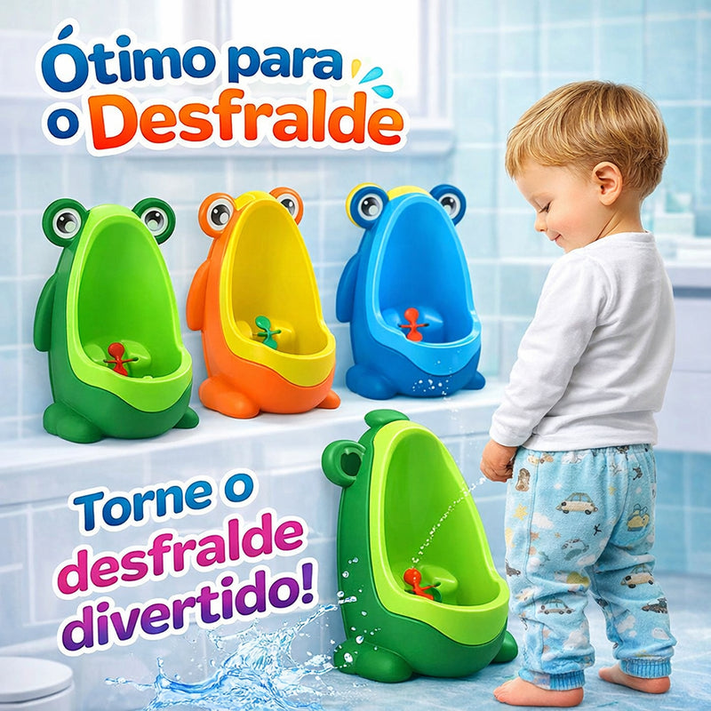 Mictório Sapinho Infantil com Alvo – Desfralde Divertido