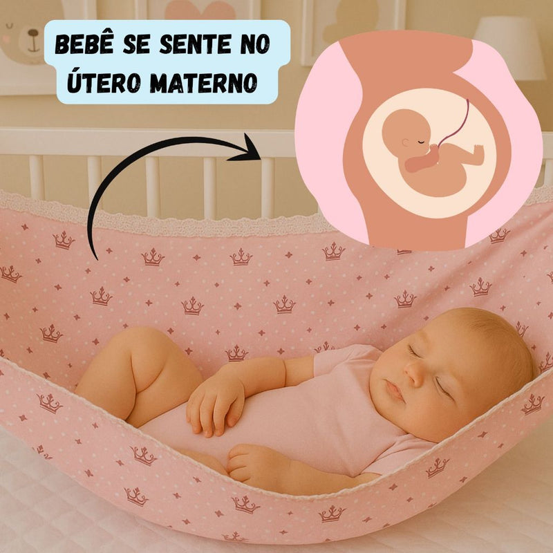 Rede de Berço Antialérgica 100% Algodão Natural