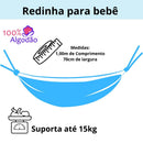 Rede de Berço Antialérgica 100% Algodão Natural