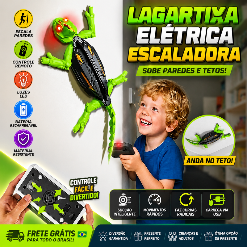 Lagartixa Elétrica Escaladora