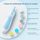 Aparador de Unhas Elétrico para Bebê - 5 Lixas Inclusas