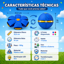 Bola Mágica 2 em 1 com LED que Pula Sozinha