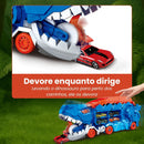 Caminhão Dinossauro 2 em 1 com Pista e Carrinhos